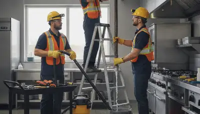 Emergency plumber repairing a burst pipe in Modesto, CA home