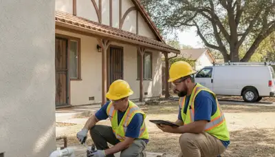 Plumber repairing a pipe in Modesto, CA for plumbing repair service