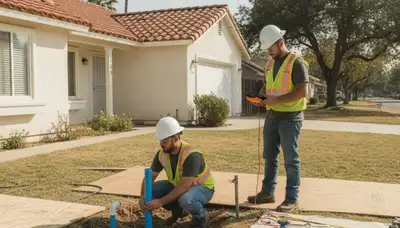 Plumber repairing a leak in Modesto, CA for plumbingmodestoca-new.com