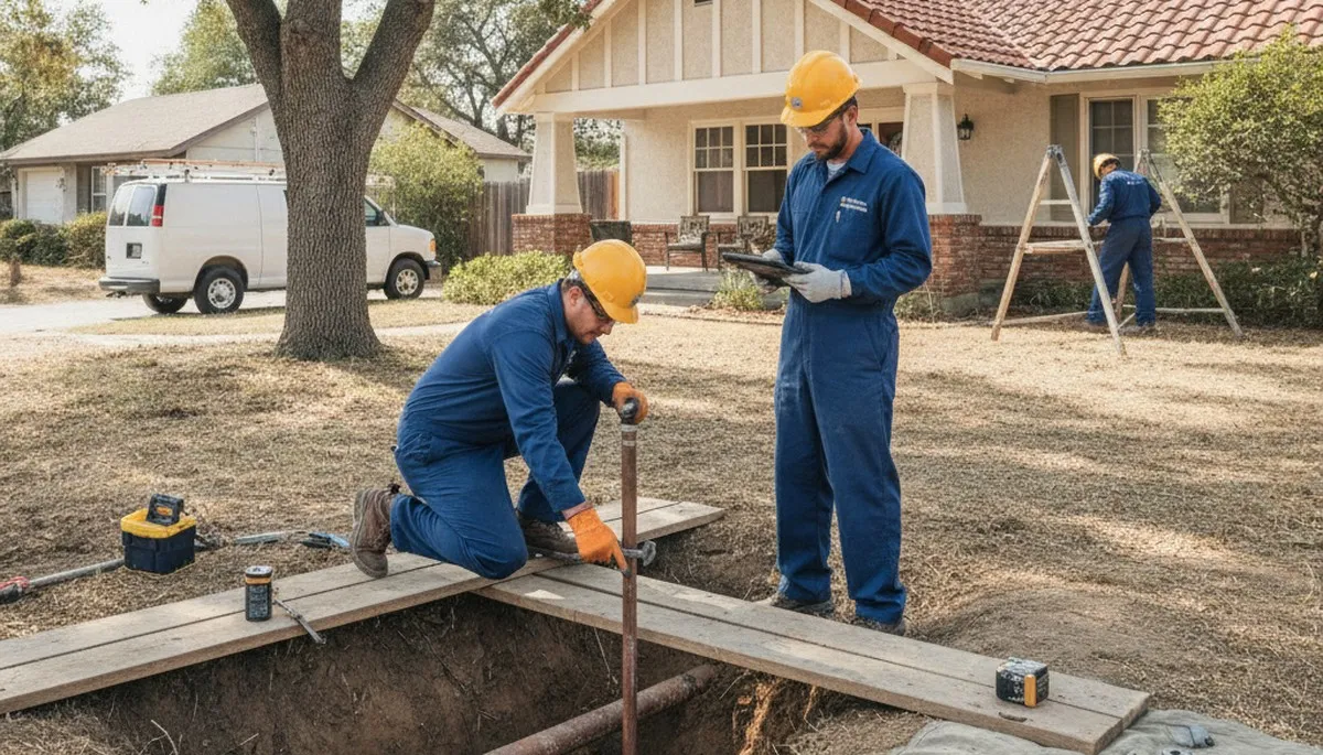 Modesto, CA plumbing repair service for leak detection and pipe repair