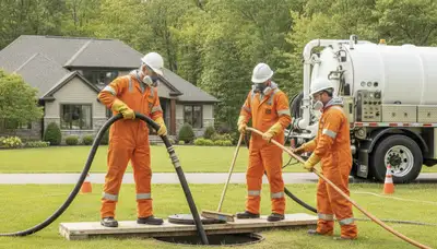 Septic tank cleaning service in Modesto, CA for residential plumbing maintenance